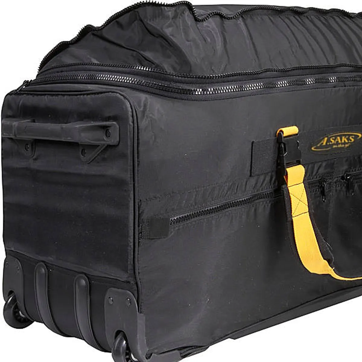 A.SAKS Rolling Trolley Duffel Bag 31-Inch Large Check-In, Expandable with 2-Wheels and Telescoping Handle Bags  A. Saks