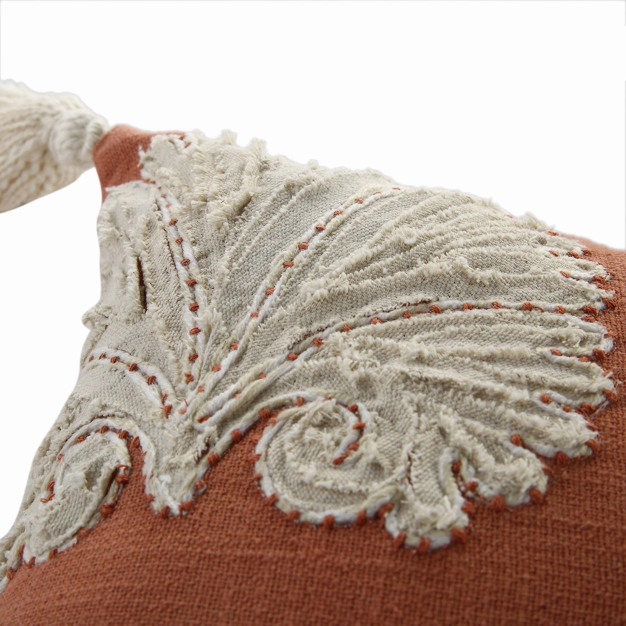 Aubrey Collection Suzani Motif Appliqu Cushion