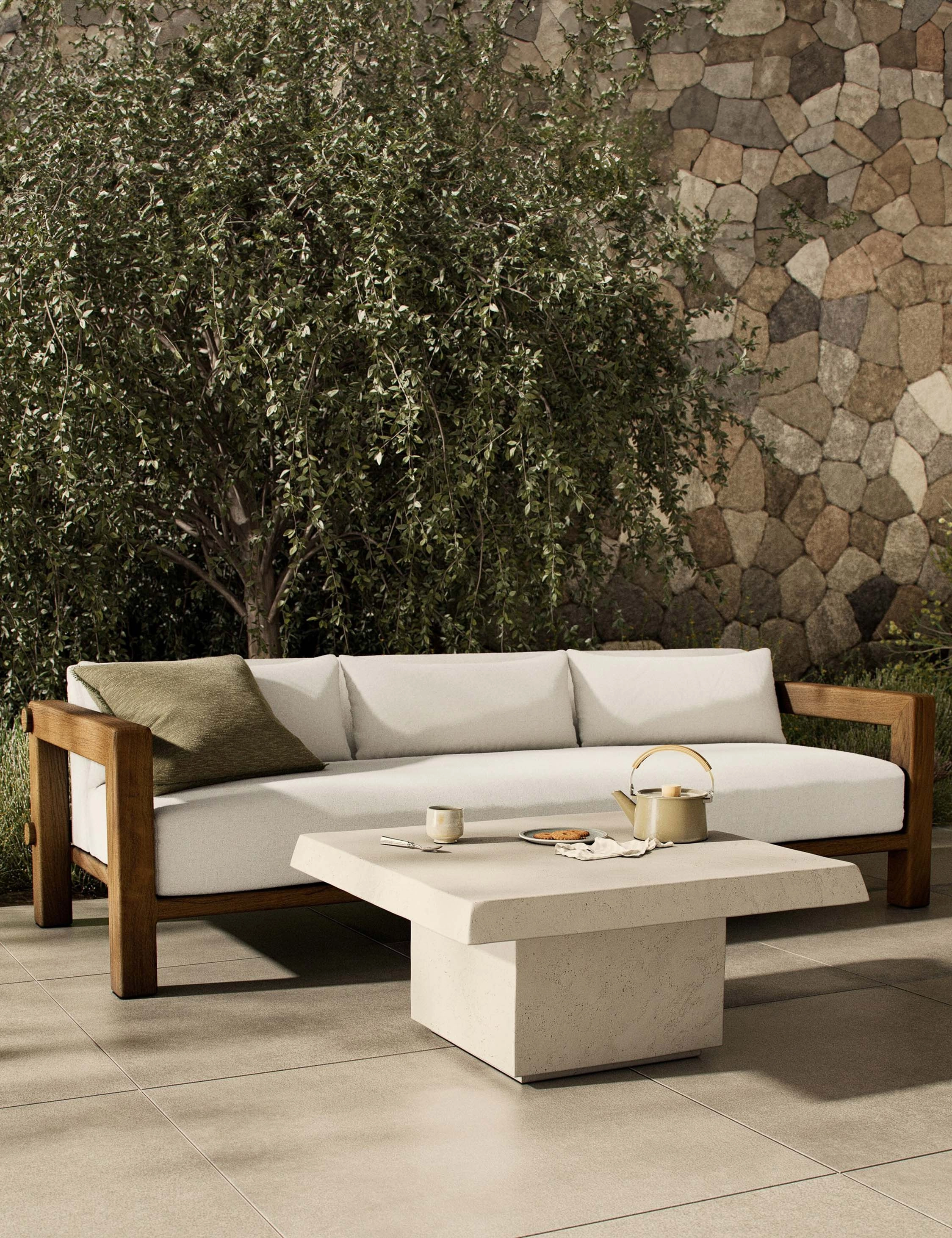 Avila Indoor / Outdoor Square Coffee Table by Amber Lewis x Four Hands