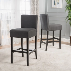 Backed Fabric Barstools (Set of 2) - NH978003 kitchen accessories, table linens
