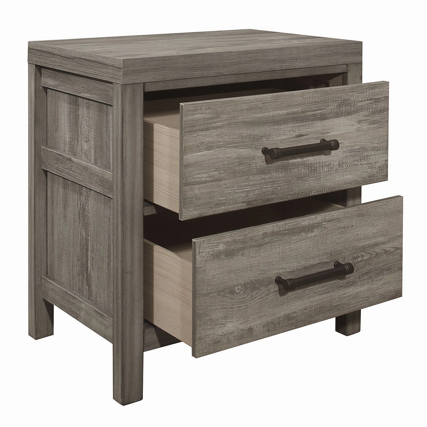Bainbridge Night Table - Weathered Grey