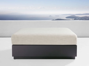 Bal Harbour Outdoor Aluminum Ottoman