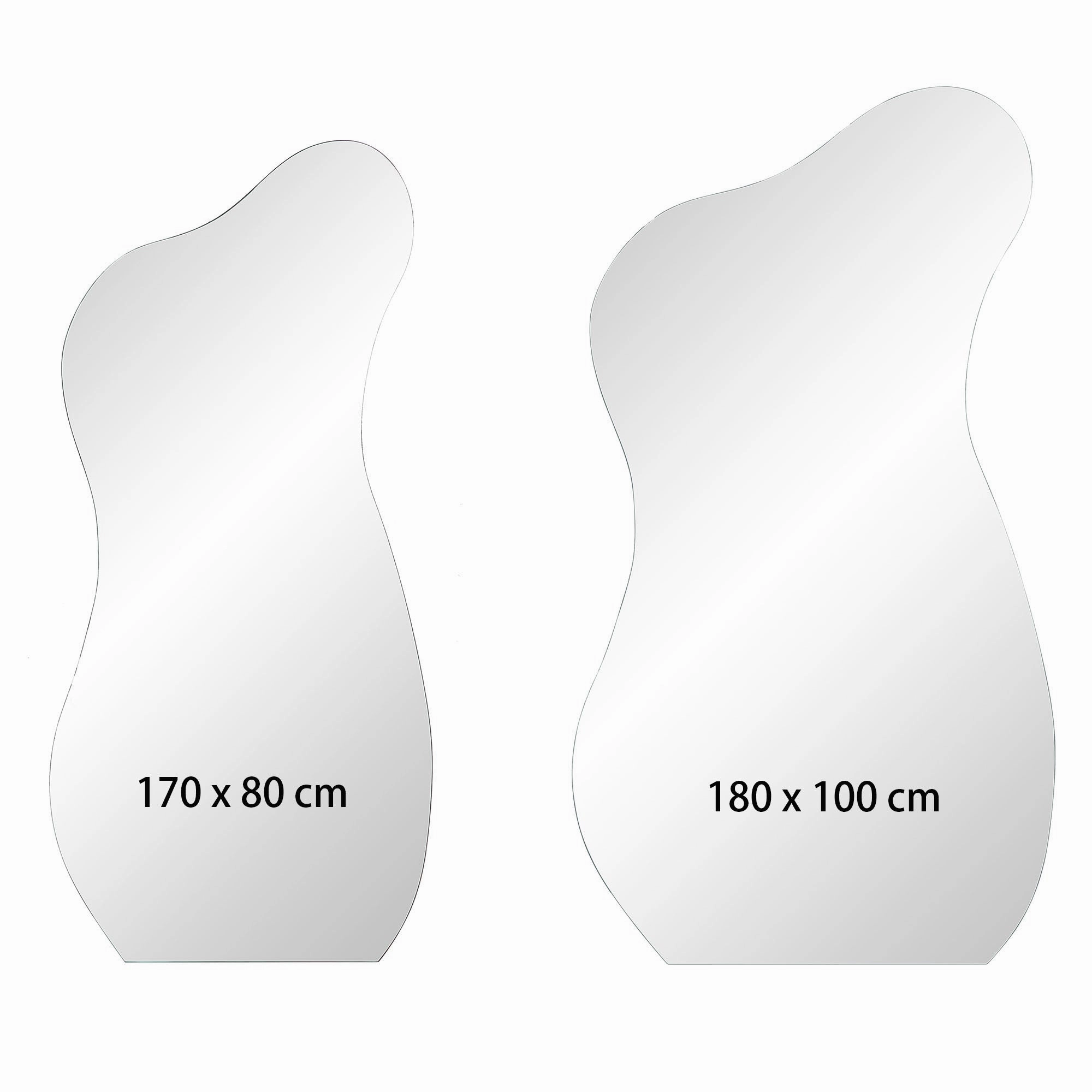 Bala Irregular Shaped Frameless Full Length Pond Mirror 170 x 80 cm