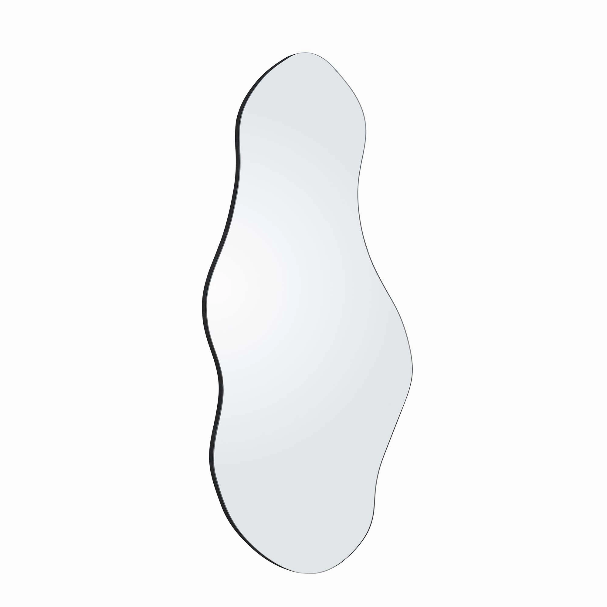 Bala Irregular Shaped Frameless Pond Mirror 100 x 60 cm