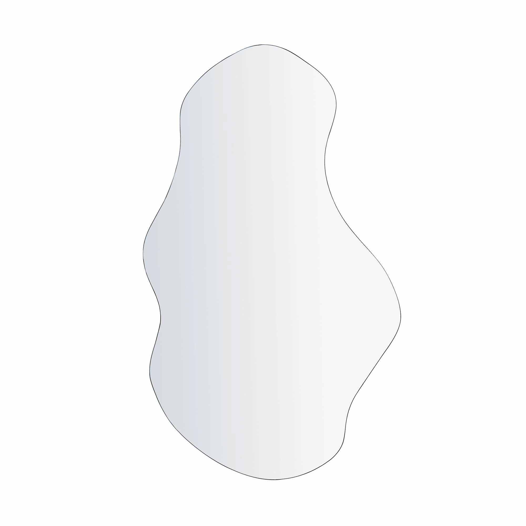 Bala Irregular Shaped Frameless Pond Mirror 100 x 60 cm