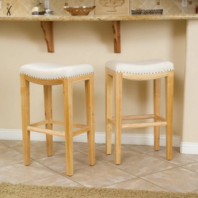Beige Backless 30-Inch Bar Stools (Set of 2) - NH184732 kitchen accessories, table linens
