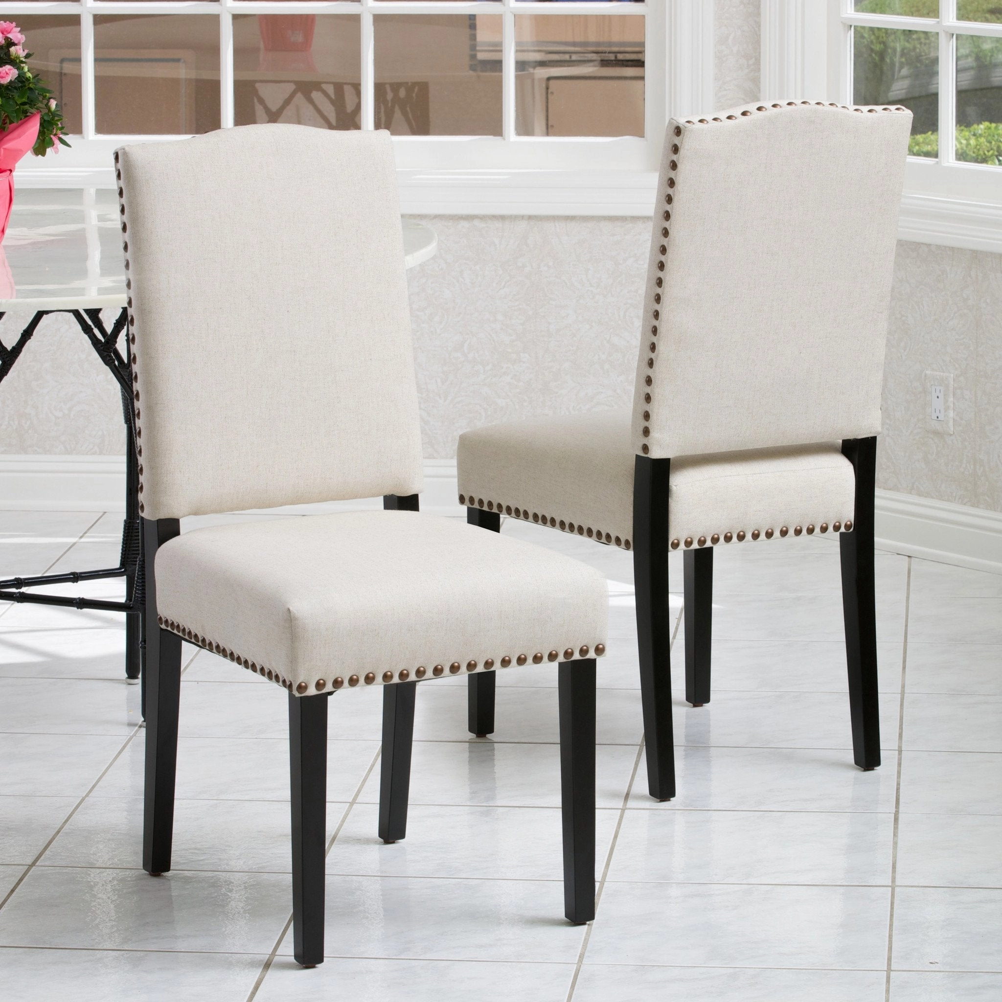 Beige Fabric Dining Chair (Set of 2) - NH566832 kitchen accessories, table linens