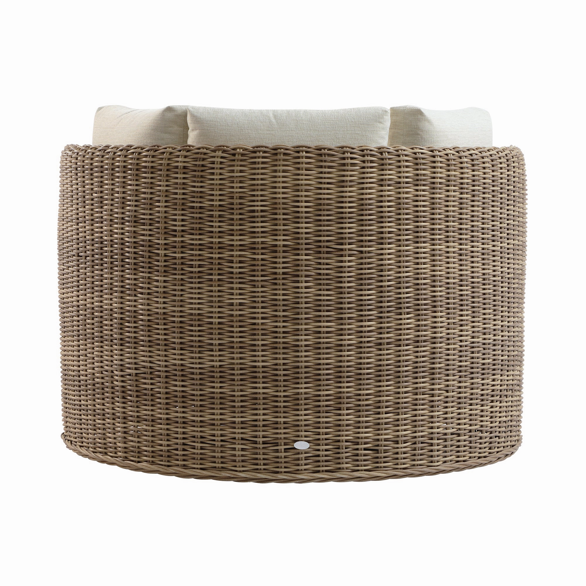 Bellagio Round Wicker Swivel Daybed, Natural