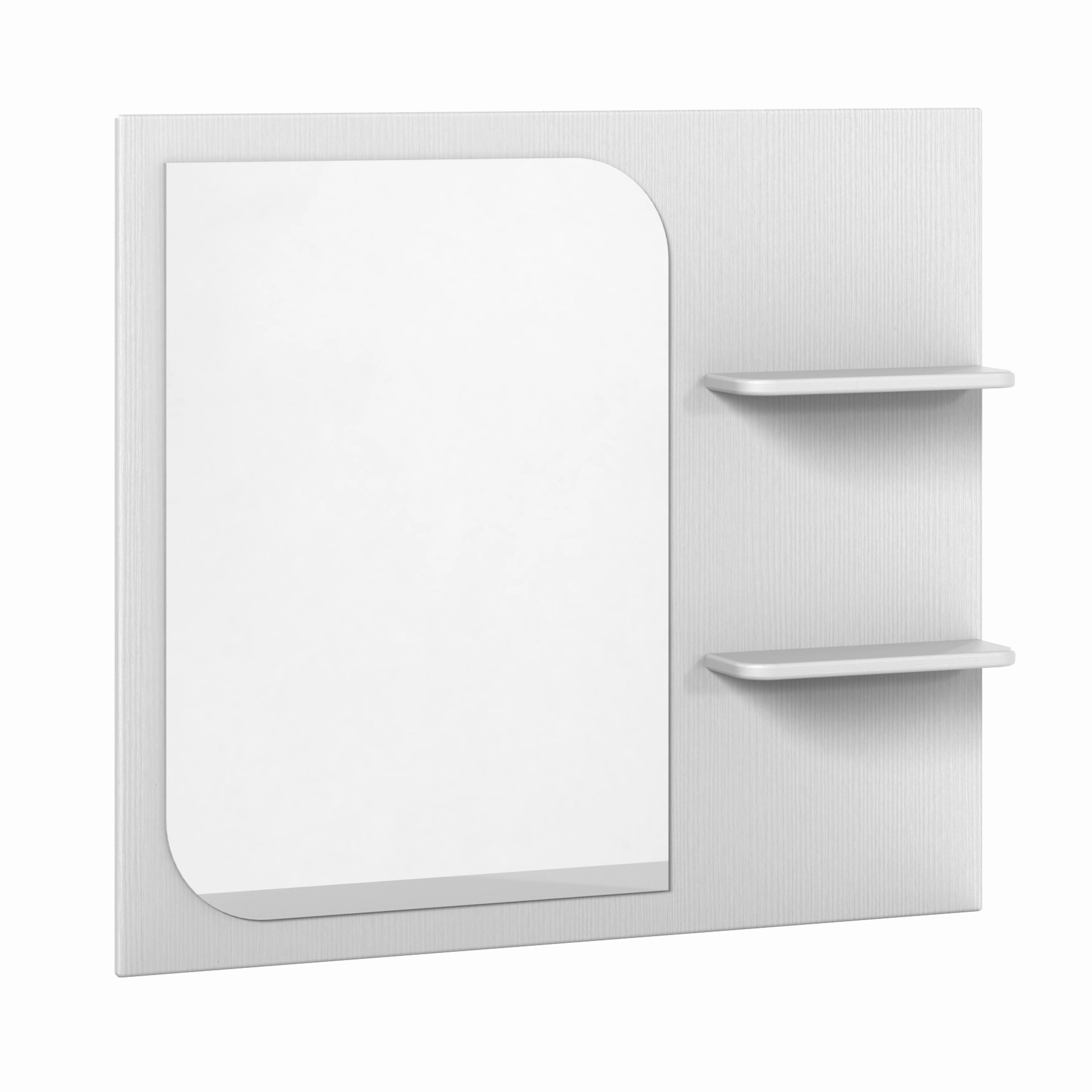 Bellmar 36" Vanity Mirror with Shelves - White