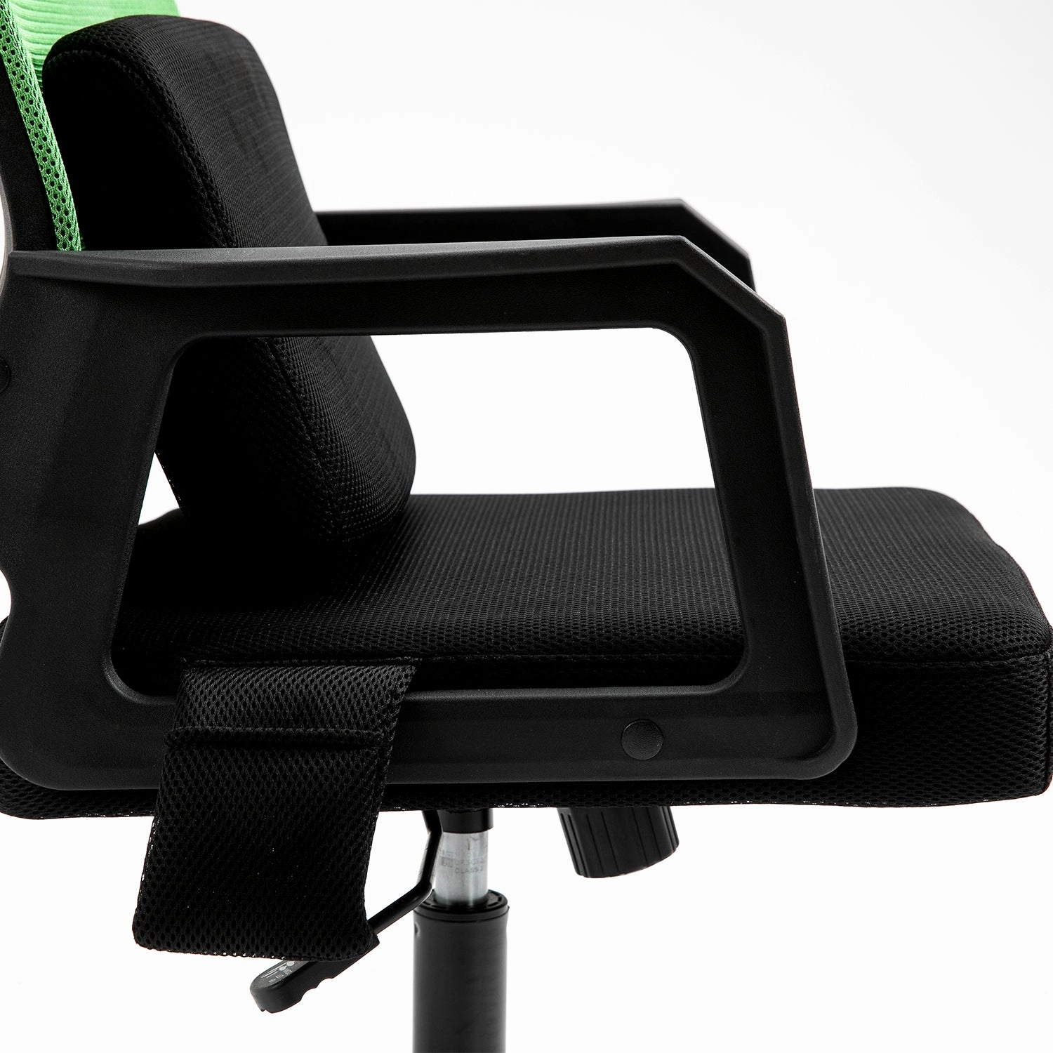 Beni Plus Mesh Swivel Office Chair with Massage Lumbar Cushion in Green