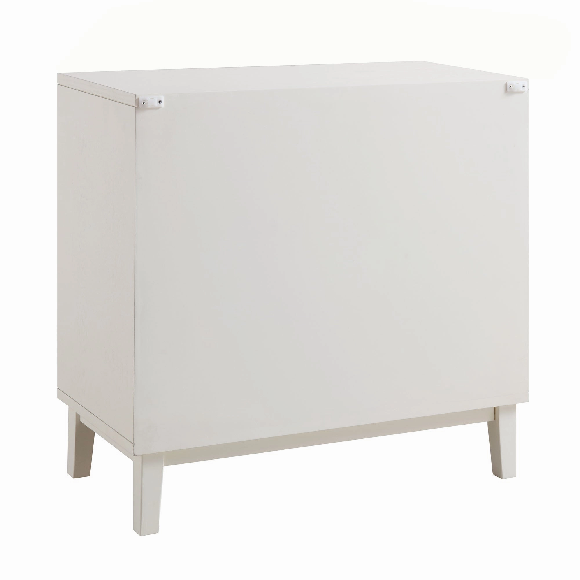 Bianca Chip Carved 3 Drawer Chest, Sand Beige & Ivory