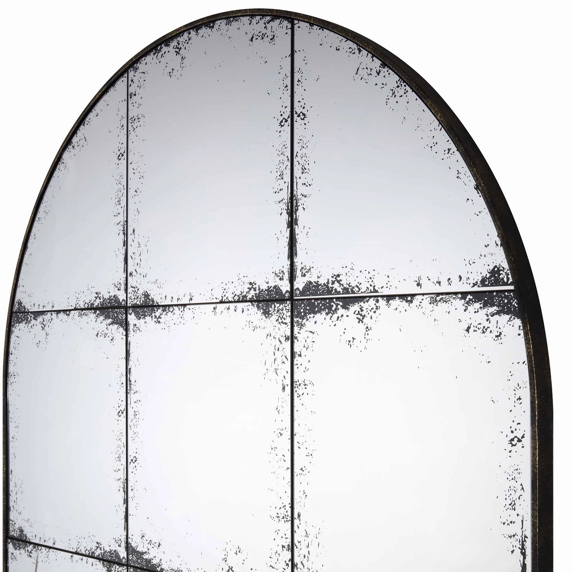 Bibury Antiqued Full Length Mirror Arched 180 x 100 cm