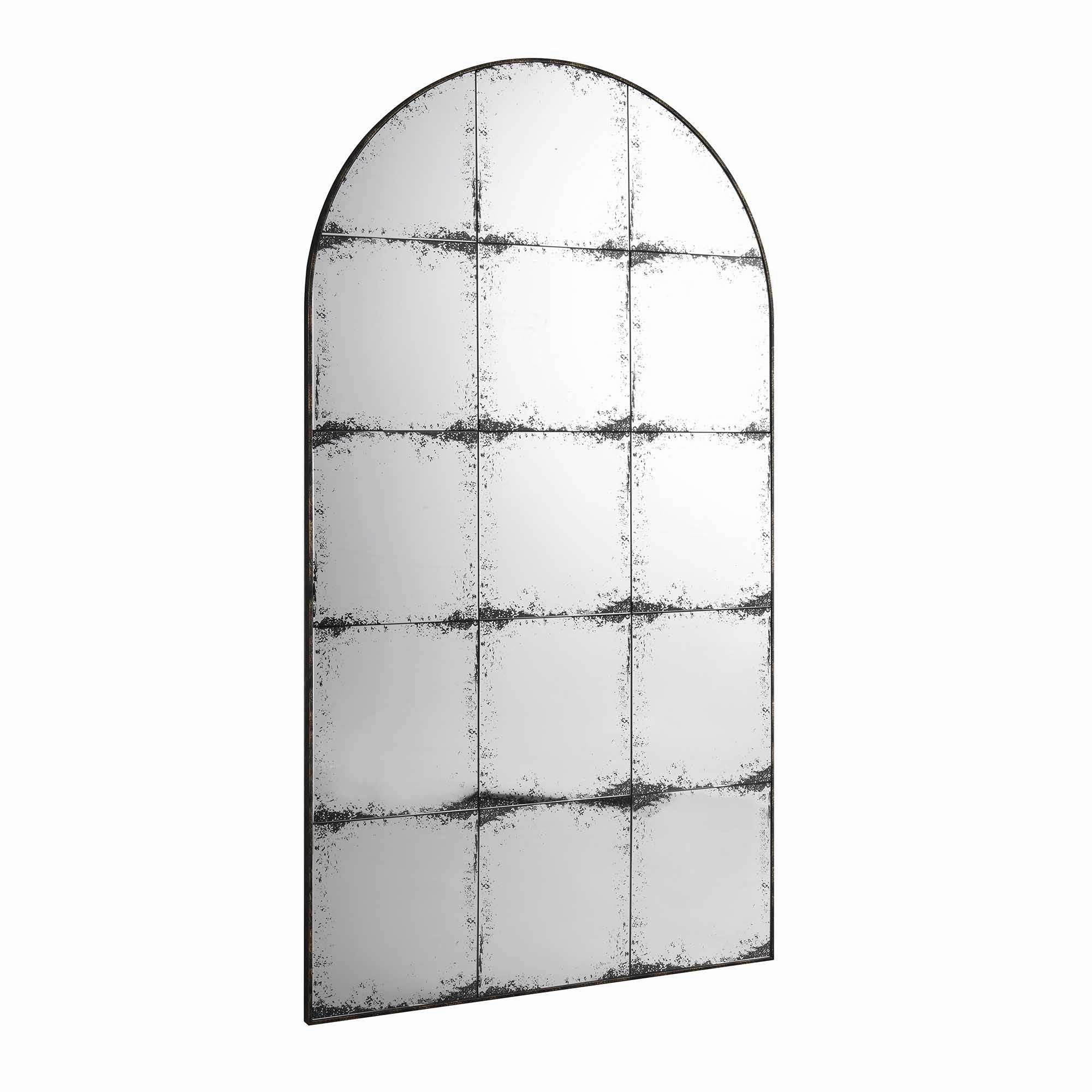 Bibury Antiqued Full Length Mirror Arched 180 x 100 cm