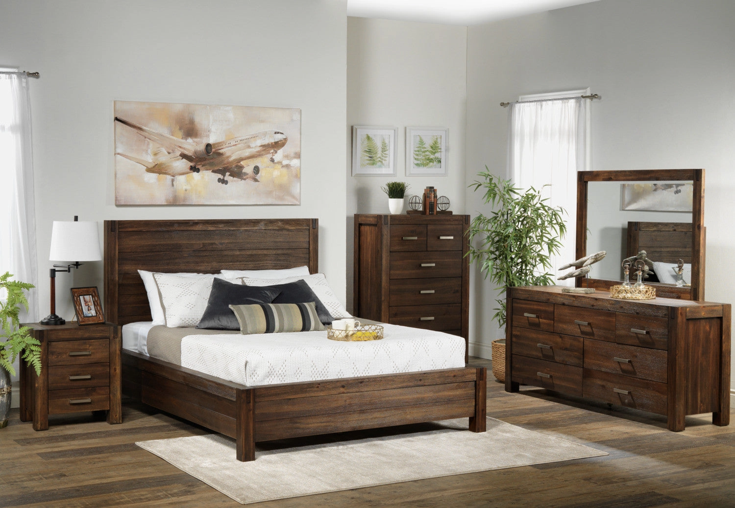 Birmingham Mirror - Dark Oak