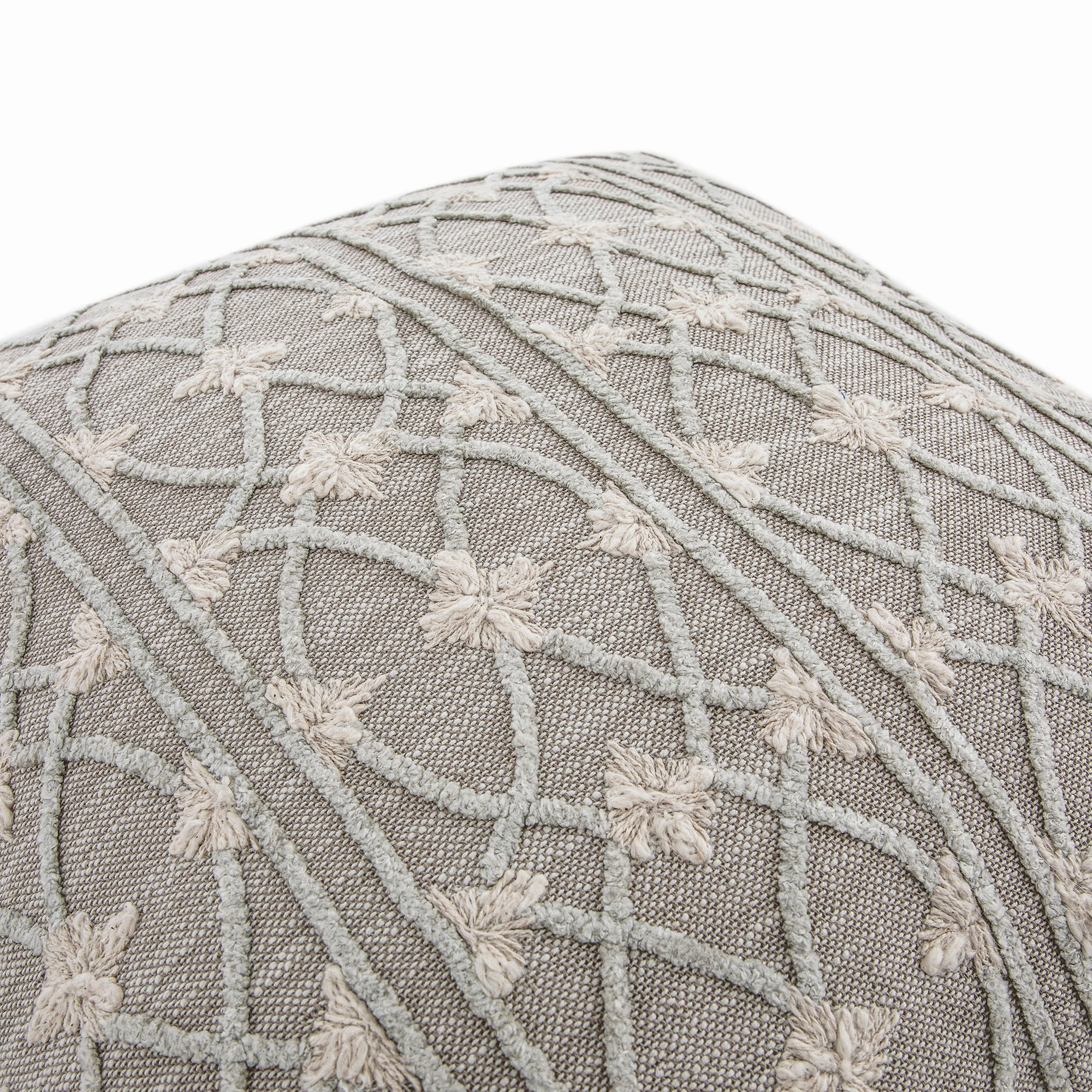 Bloomsbury Regale Chenille Embroidered Cotton Cushion