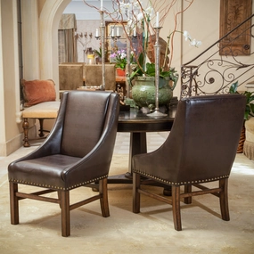 Bonded Leather Upholstered Dining Chairs (Set of 2) - NH673592 kitchen accessories, table linens