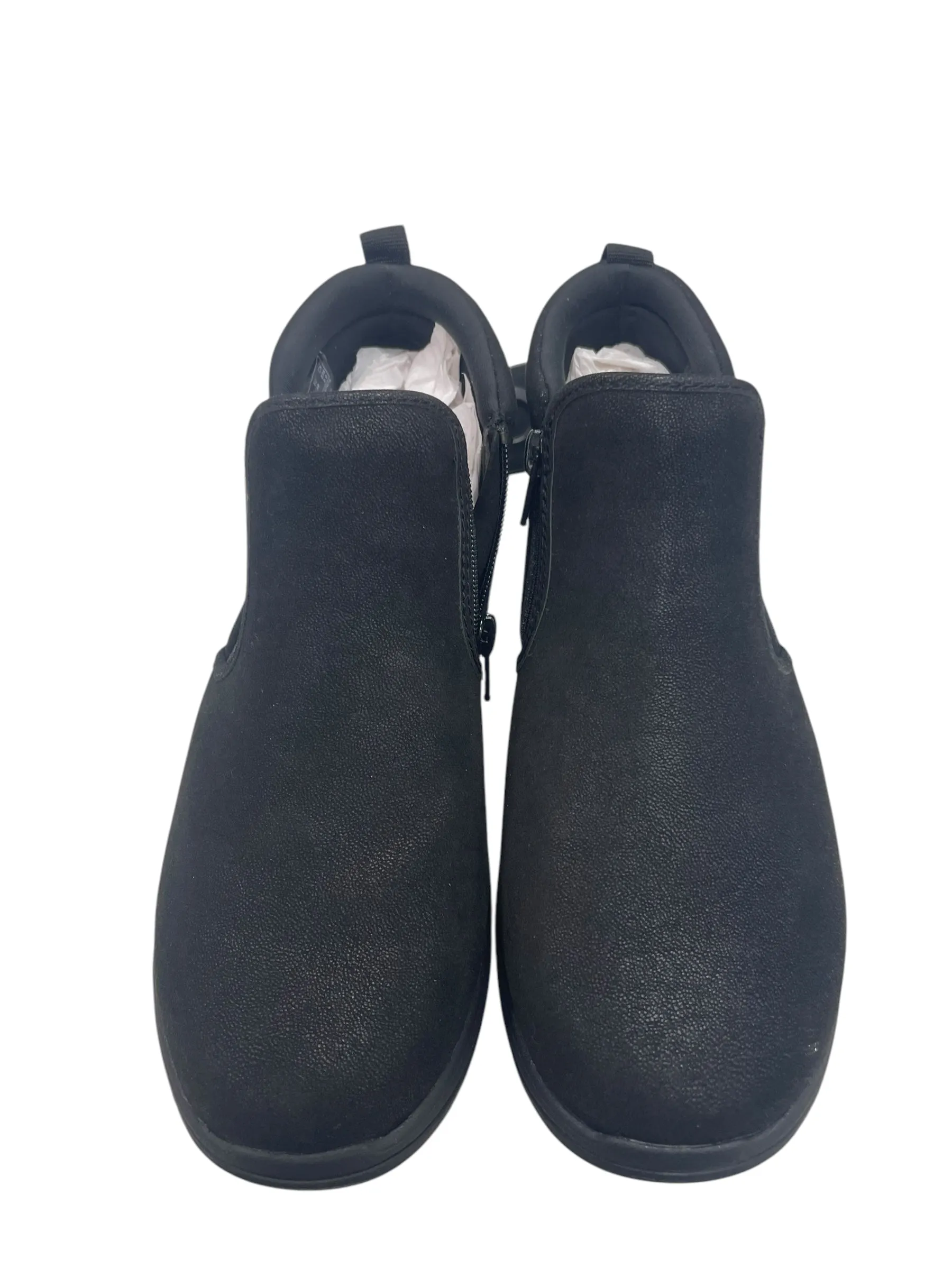 Boots Ankle Flats By Clarks In Black, Size: 7.5 clarks