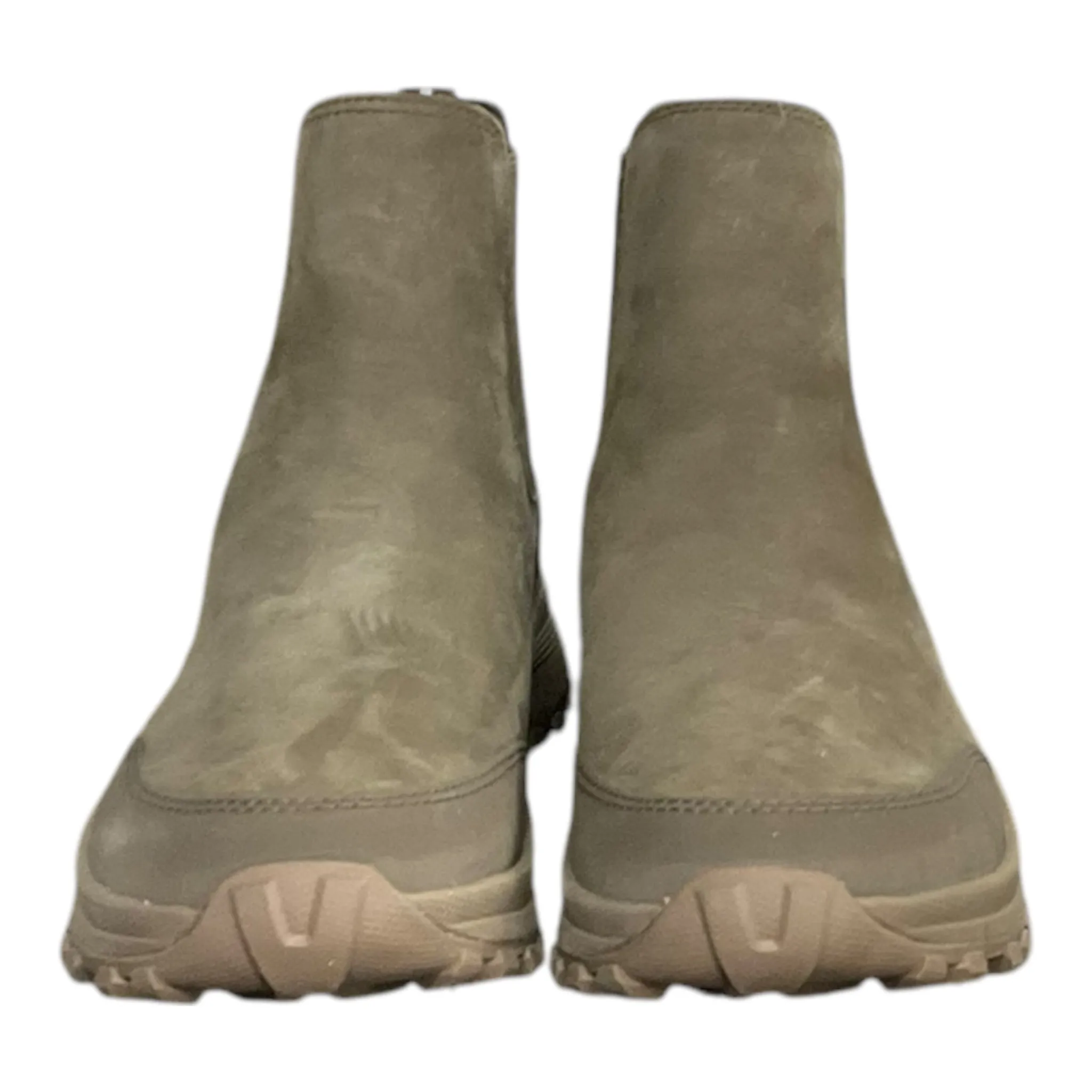 Boots Ankle Flats By Clarks In Green, Size: 8.5 clarks