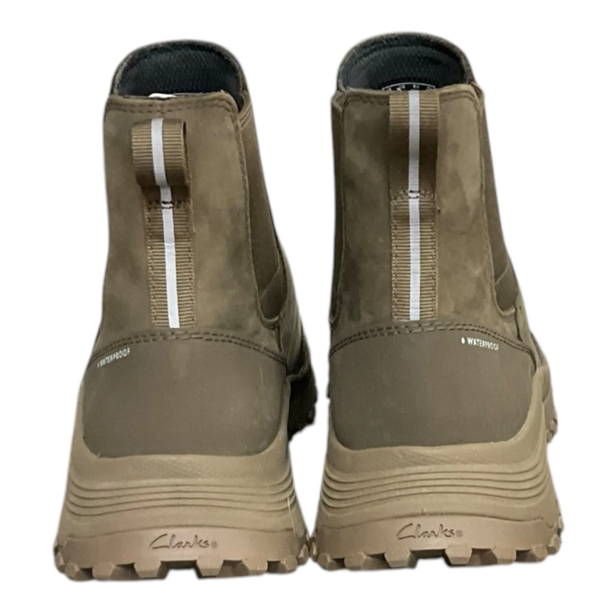 Boots Ankle Flats By Clarks In Green, Size: 8.5 clarks