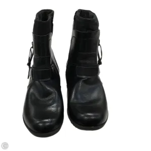 Boots Ankle Heels By Clarks In Black, Size: 10 clarks