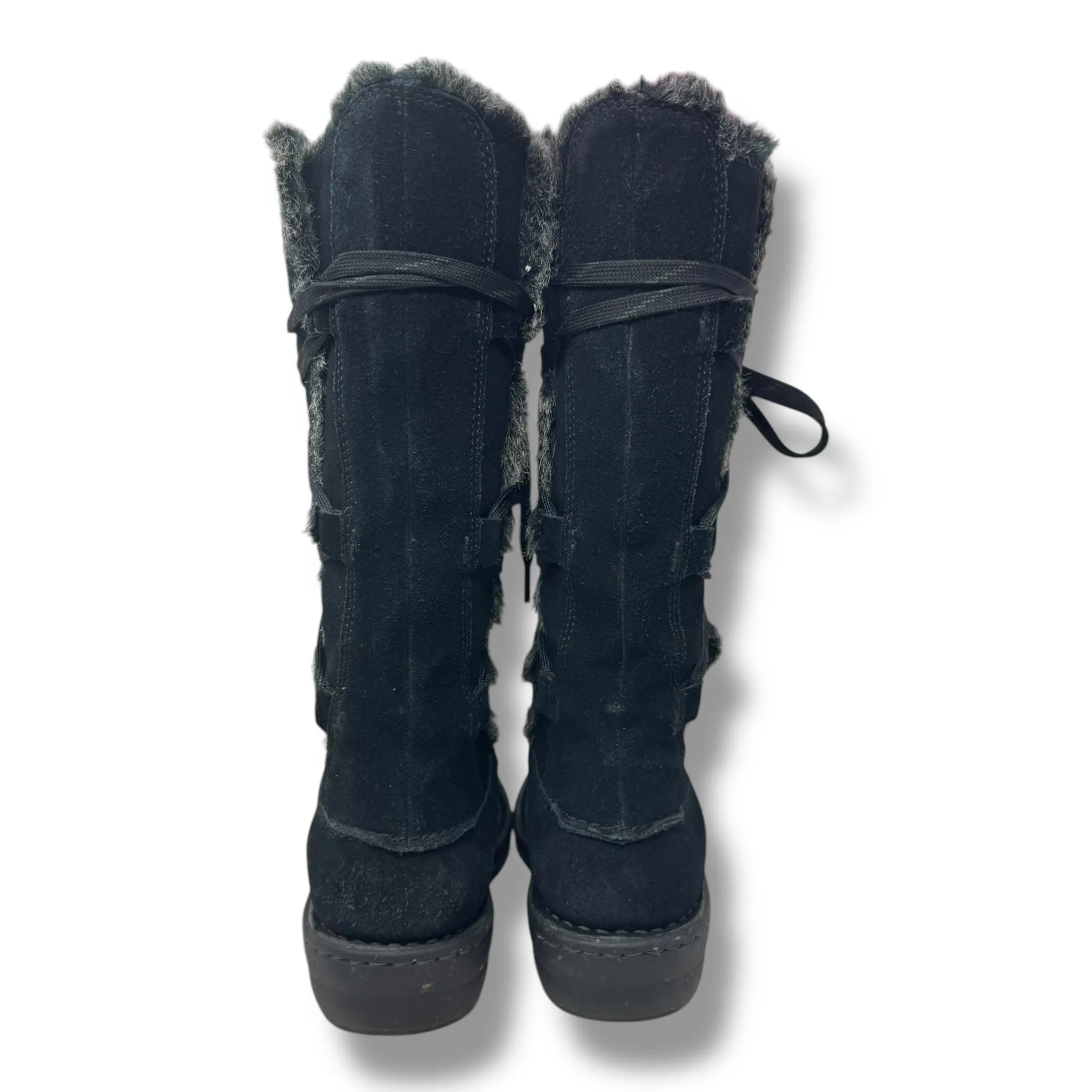 Boots Mid-calf Flats By Clarks In Black, Size: 8.5 clarks
