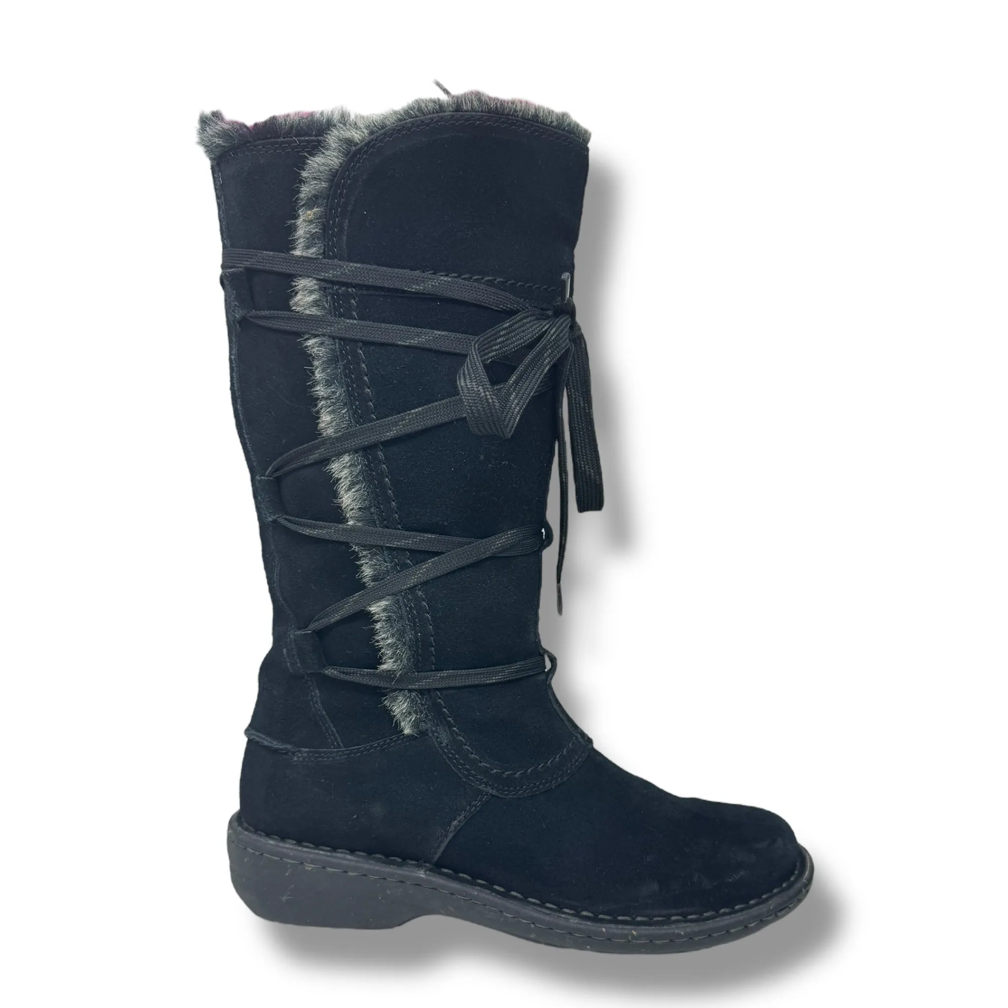 Boots Mid-calf Flats By Clarks In Black, Size: 8.5 clarks
