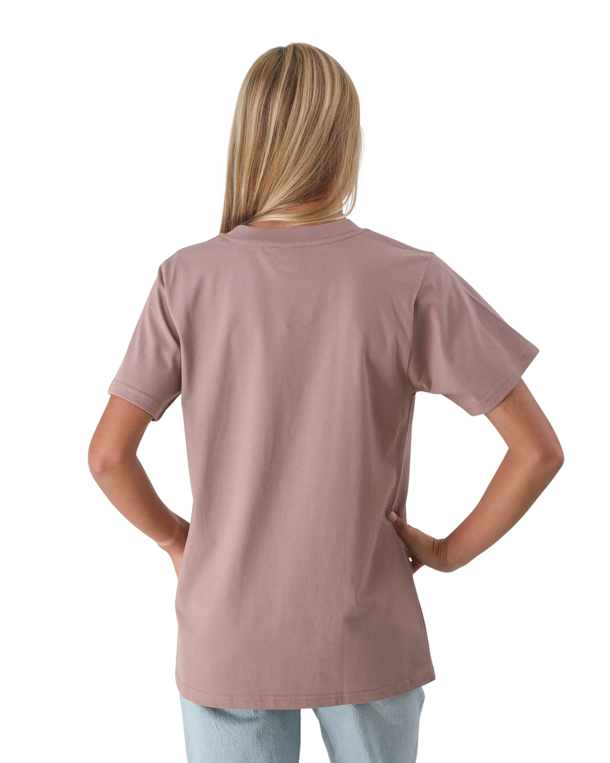 Born by the Sea Flower Market T-Shirt in Hazy Pink