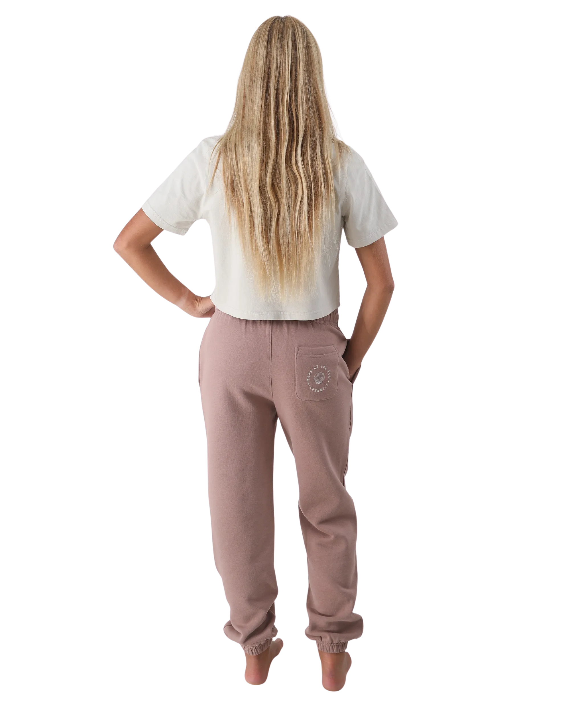 Born by the Sea Joggers in Hazy Pink