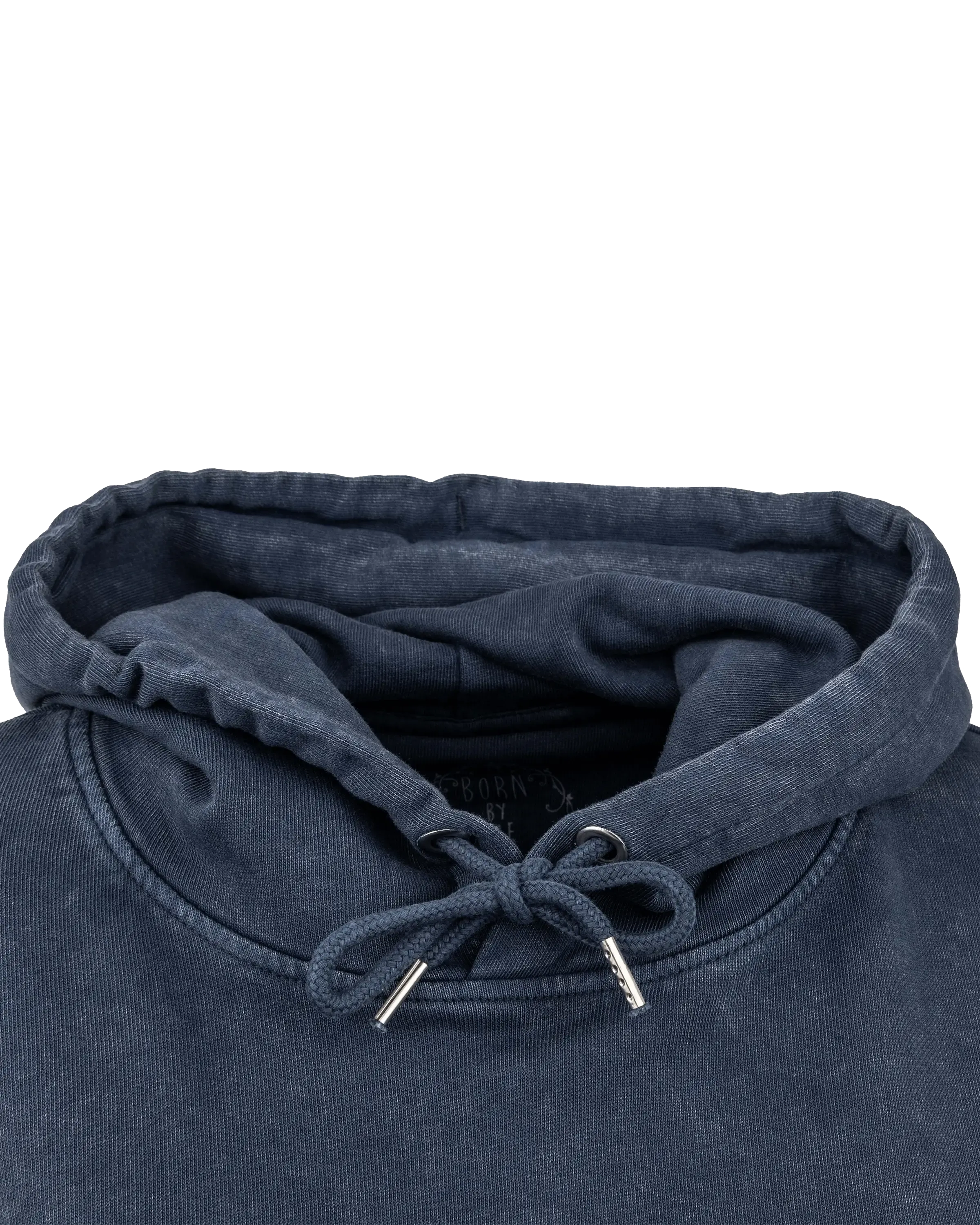 Born by the Sea Surf Babes Hoodie in Dyed Aged India Ink Grey