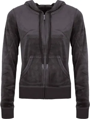 Born To Be Glamorous Robertson Hoodie In Dark Grey