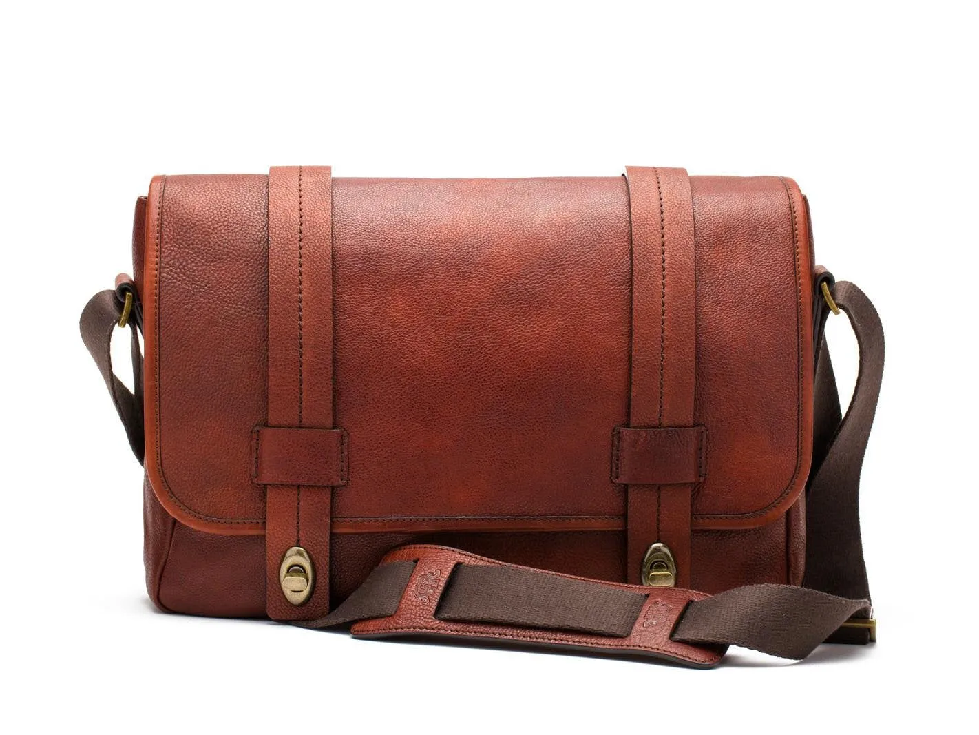 Bosca Canvas/Washed Bag Messenger Bags Bosca