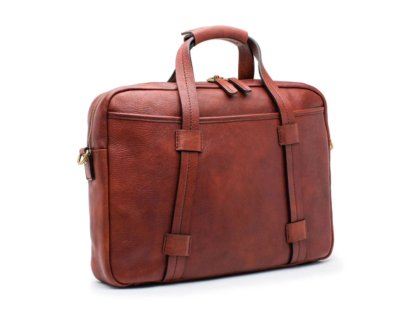 Bosca Canvas/Washed Bag Top Zip Laptop Bag Bags Bosca