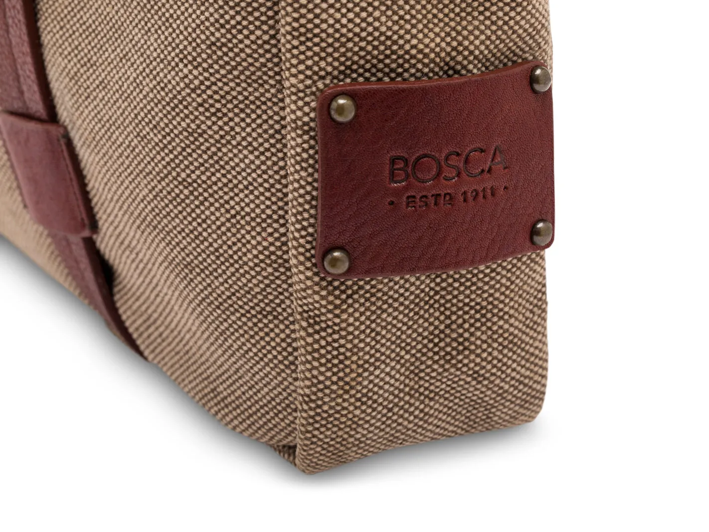 Bosca Canvas/Washed Bag Top Zip Laptop Bag Bags Bosca