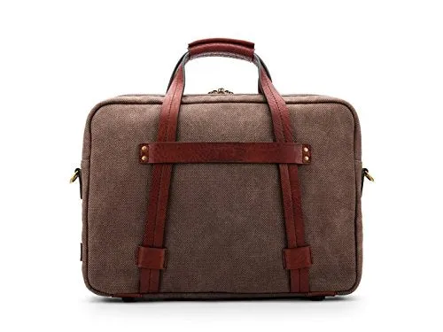 Bosca Canvas/Washed Bag Top Zip Laptop Bag Bags Bosca
