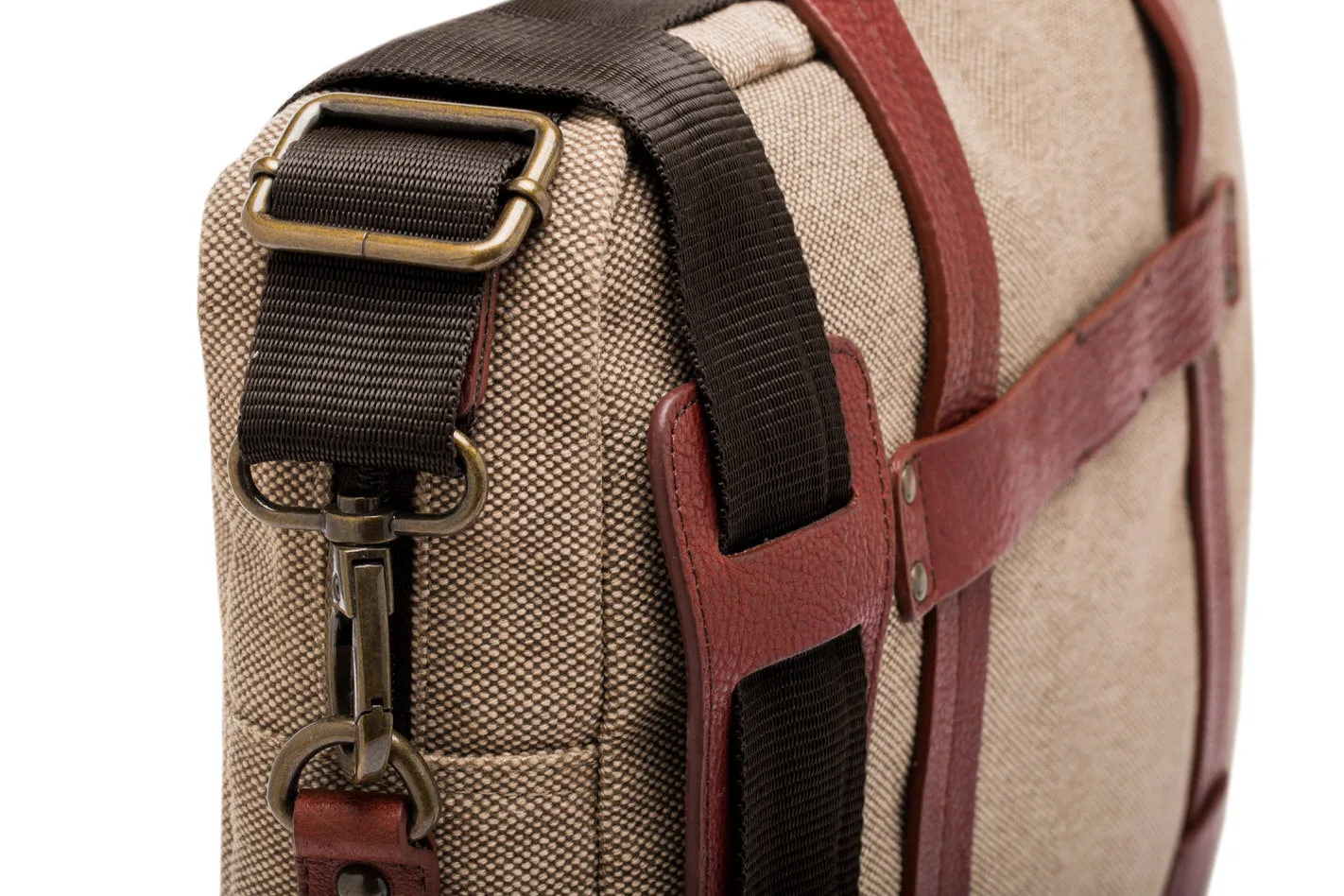 Bosca Canvas/Washed Bag Top Zip Laptop Bag Bags Bosca