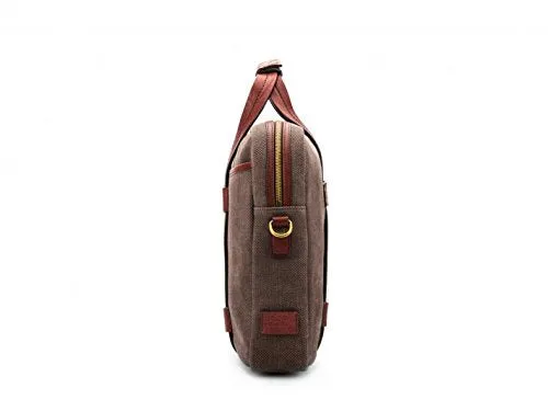 Bosca Canvas/Washed Bag Top Zip Laptop Bag Bags Bosca