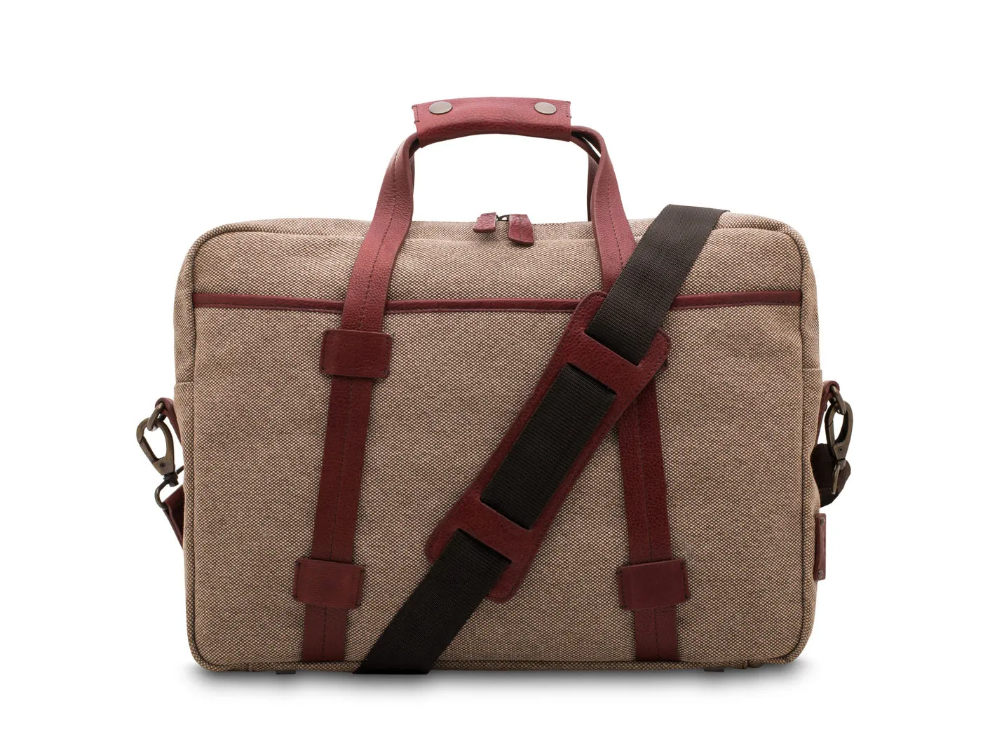 Bosca Canvas/Washed Bag Top Zip Laptop Bag Bags Bosca