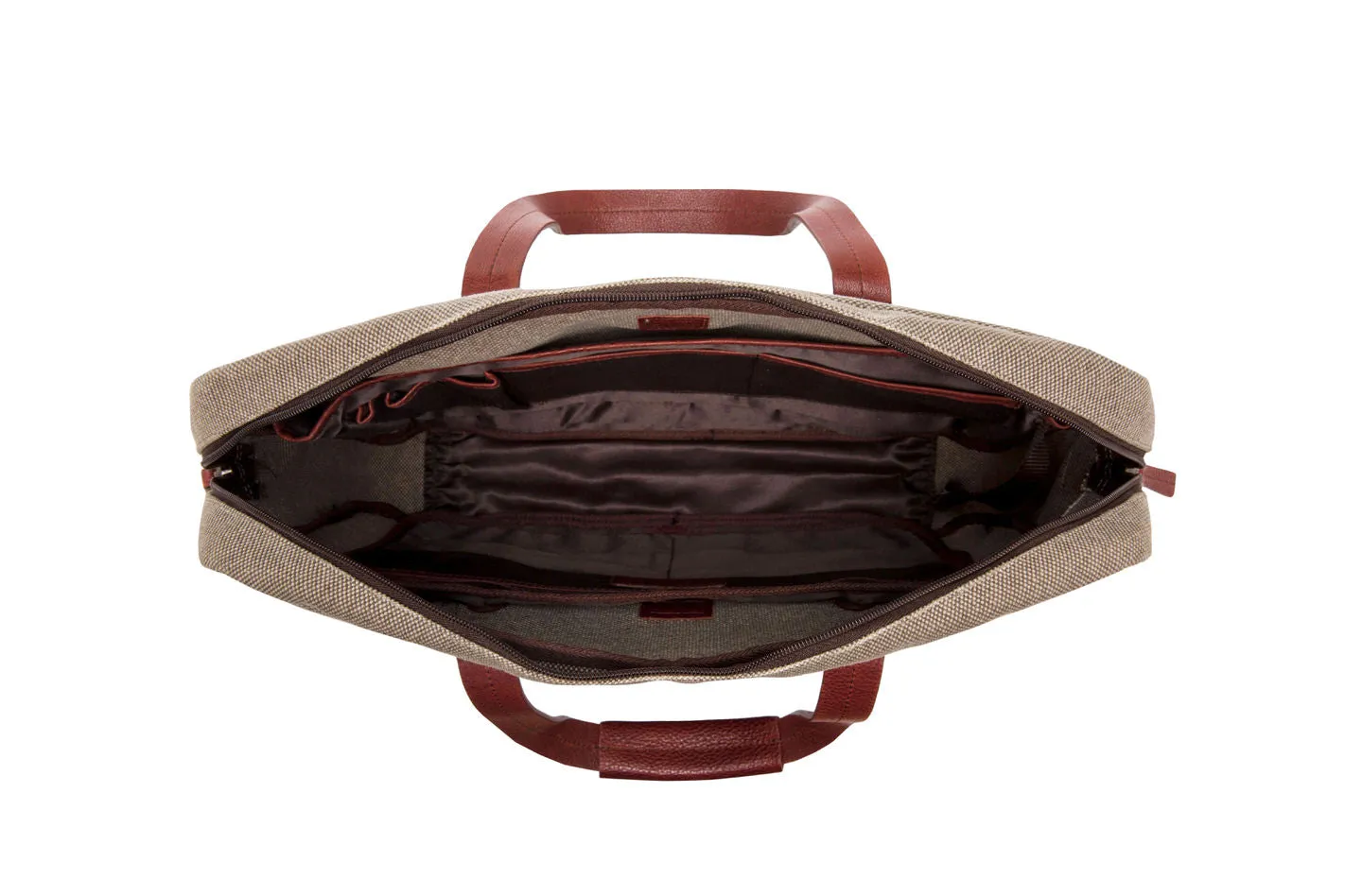 Bosca Canvas/Washed Bag Top Zip Laptop Bag Bags Bosca