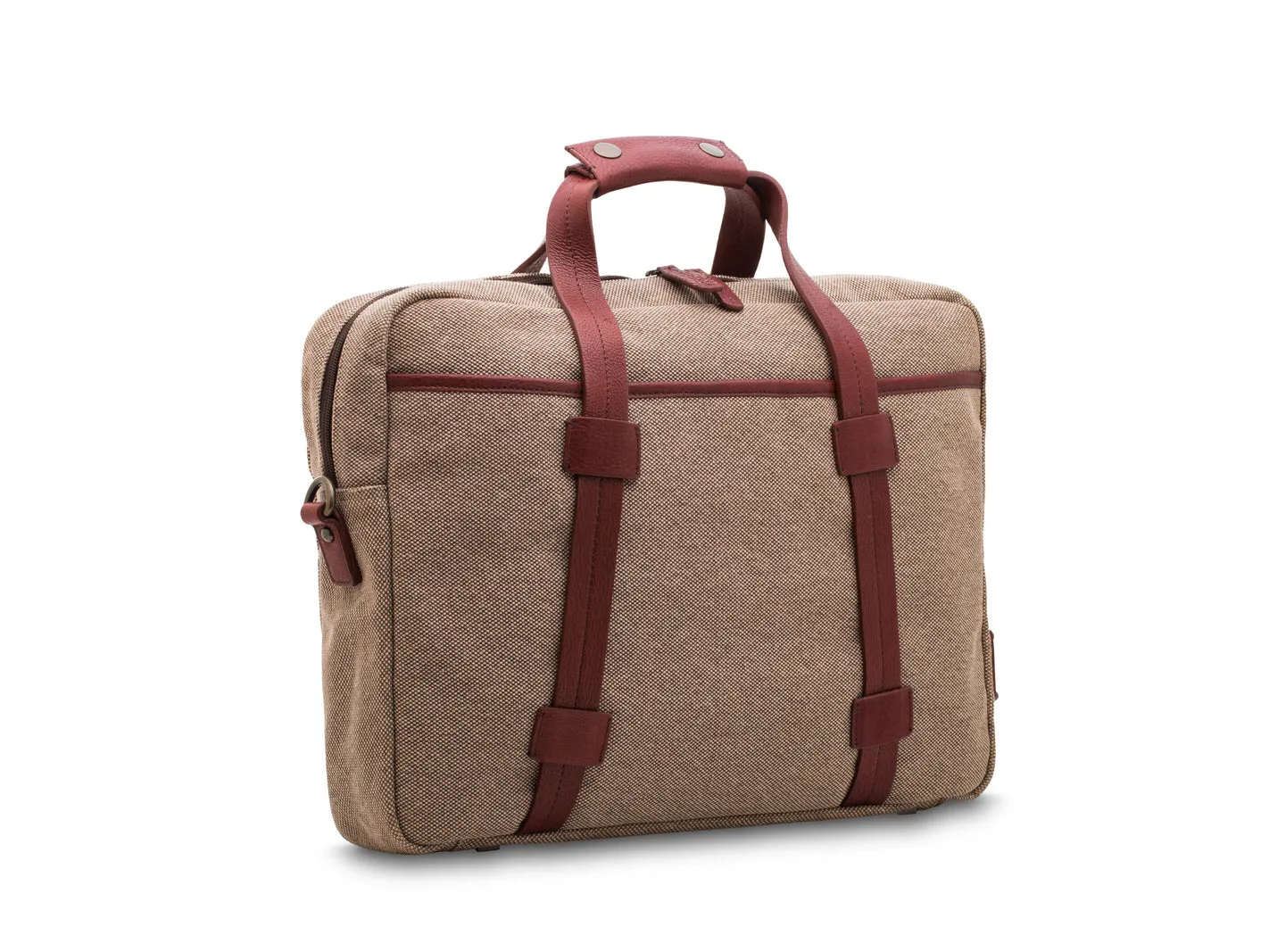Bosca Canvas/Washed Bag Top Zip Laptop Bag Bags Bosca