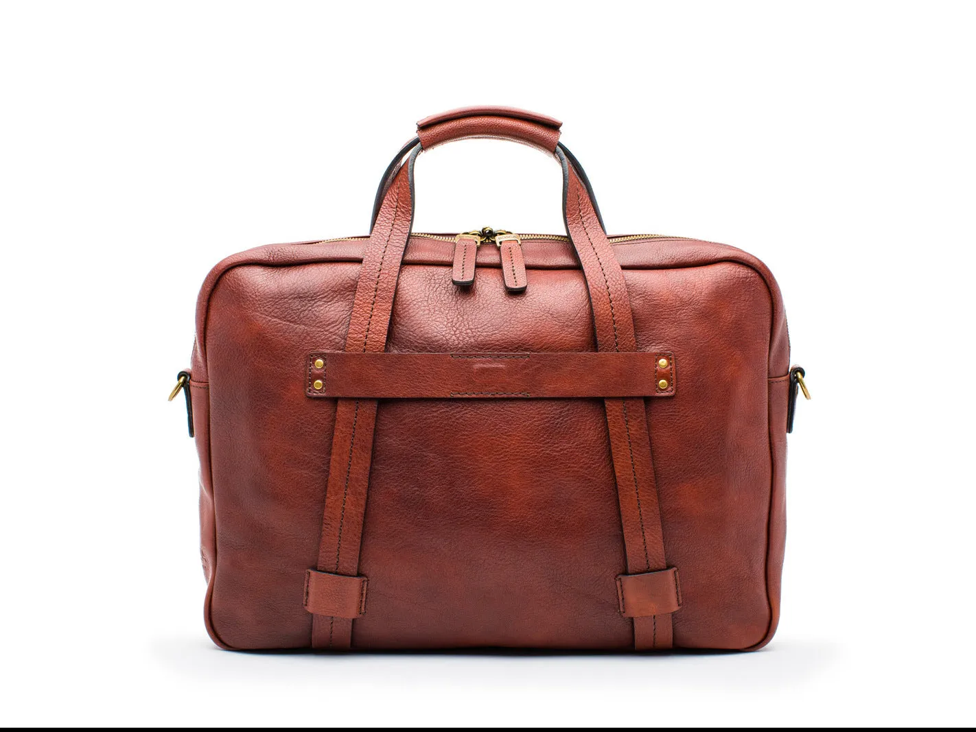 Bosca Canvas/Washed Bag Top Zip Laptop Bag Bags Bosca