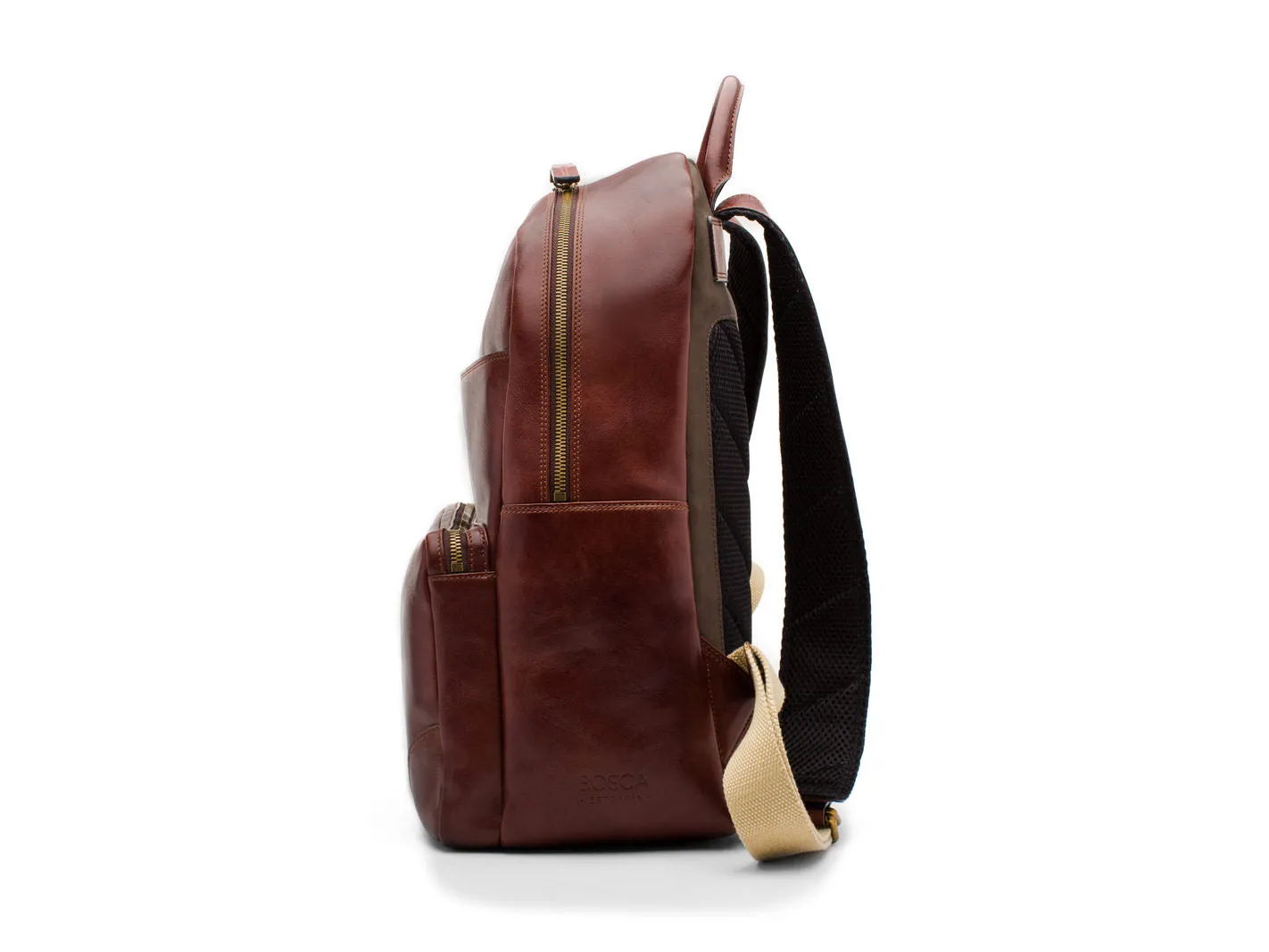 Bosca Dolce Leather Backpack Bags Bosca