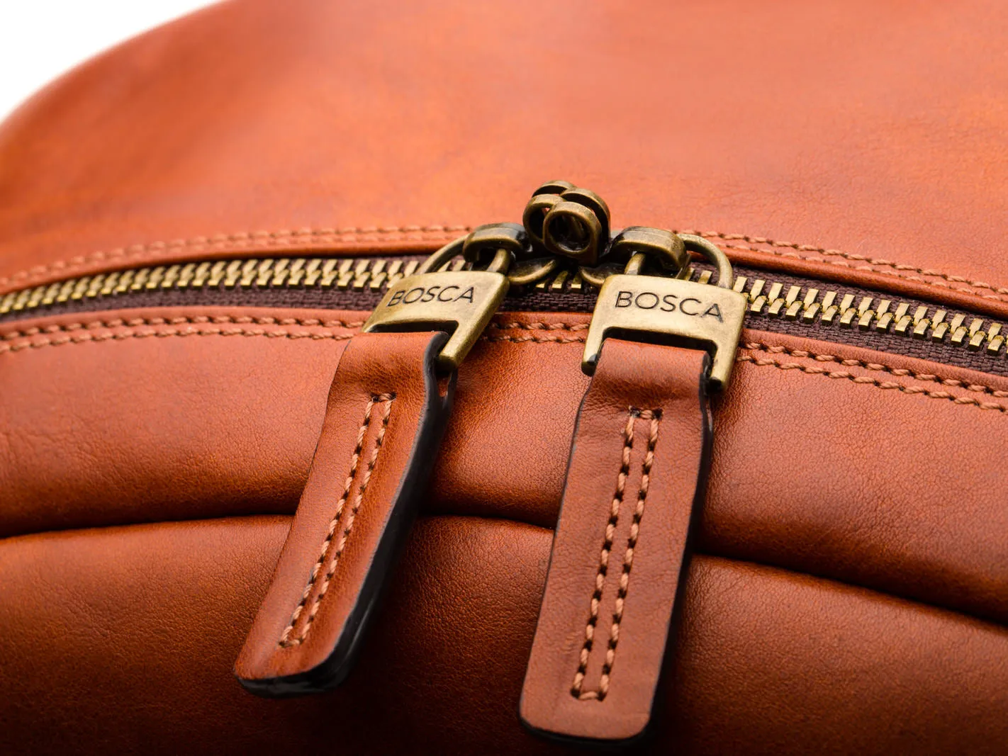 Bosca Dolce Leather Backpack Bags Bosca