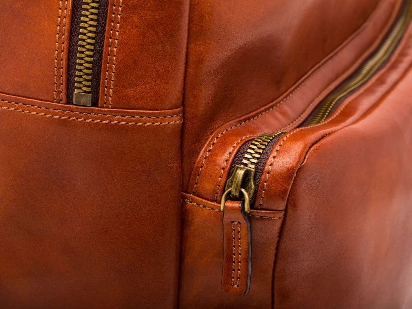 Bosca Dolce Leather Backpack Bags Bosca
