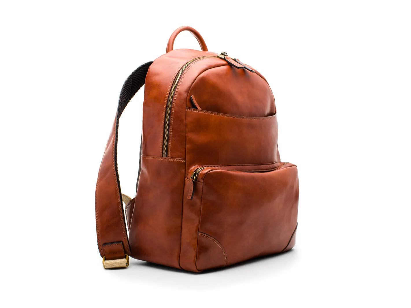Bosca Dolce Leather Backpack Bags Bosca