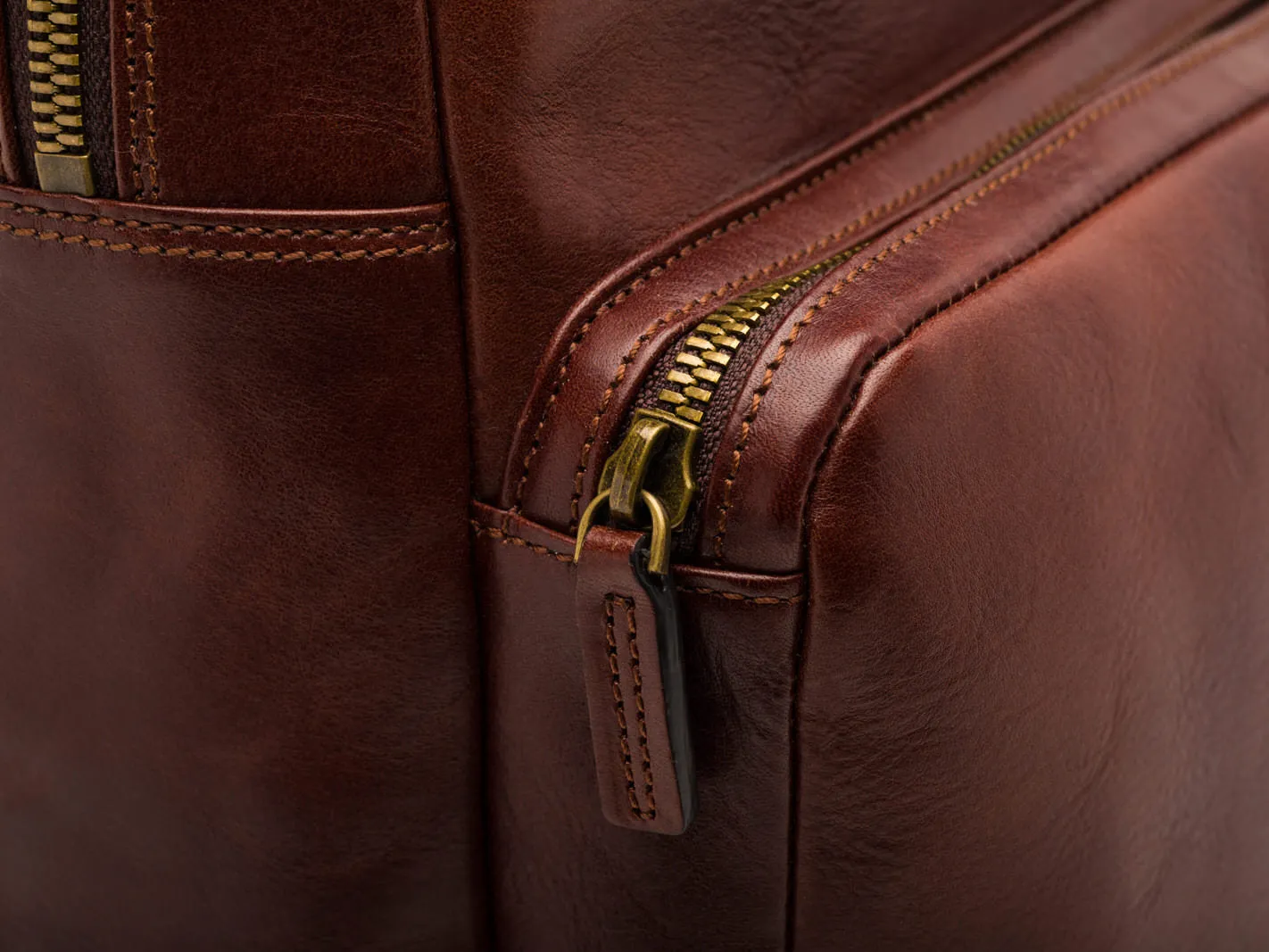Bosca Dolce Leather Backpack Bags Bosca