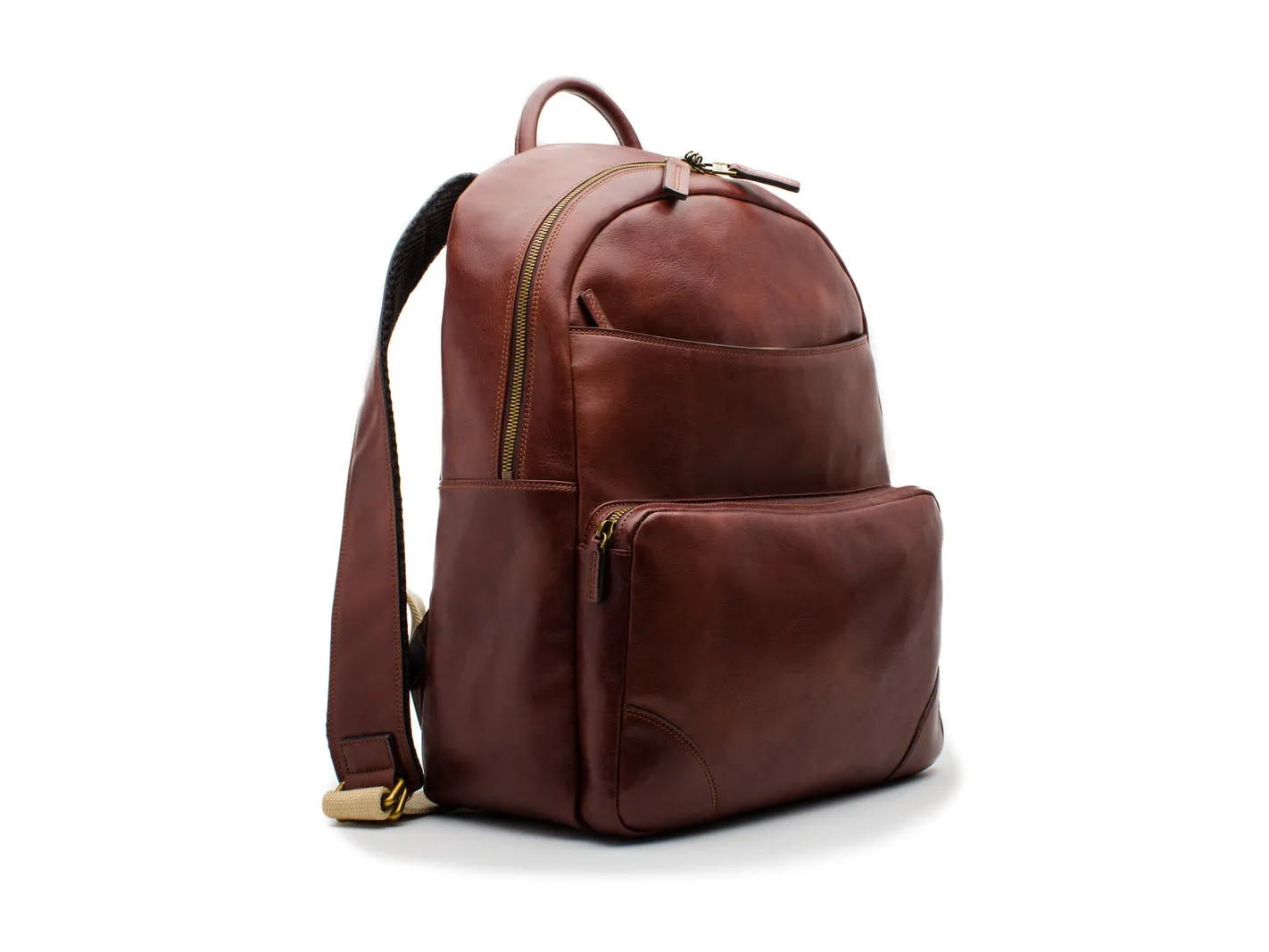 Bosca Dolce Leather Backpack Bags Bosca