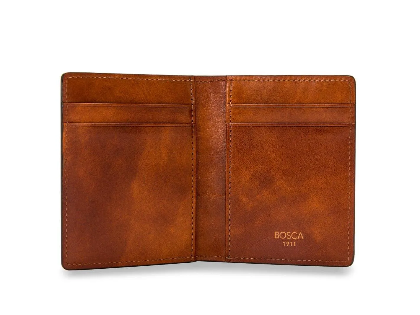 Bosca Dolce Old Leather Front Pocket Wallet with Magnet Close Bags Bosca