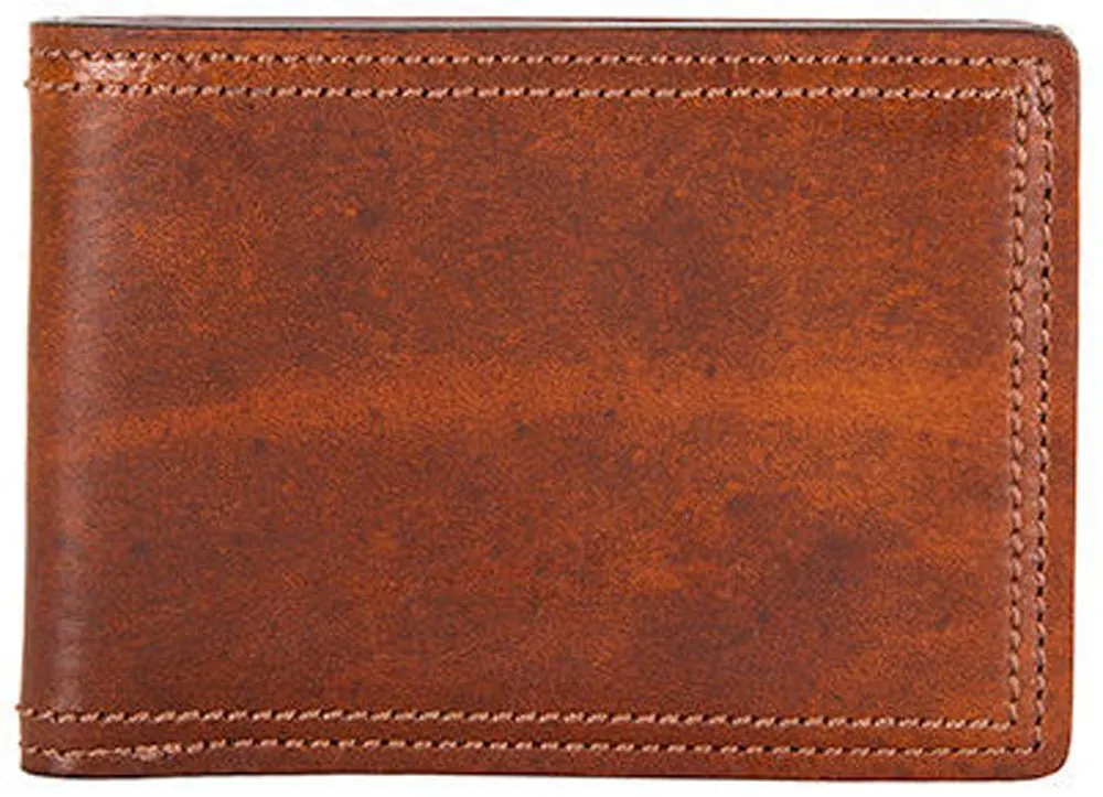 Bosca Dolce Old Leather Small Bifold Wallet Bags Bosca