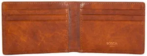 Bosca Dolce Old Leather Small Bifold Wallet Bags Bosca