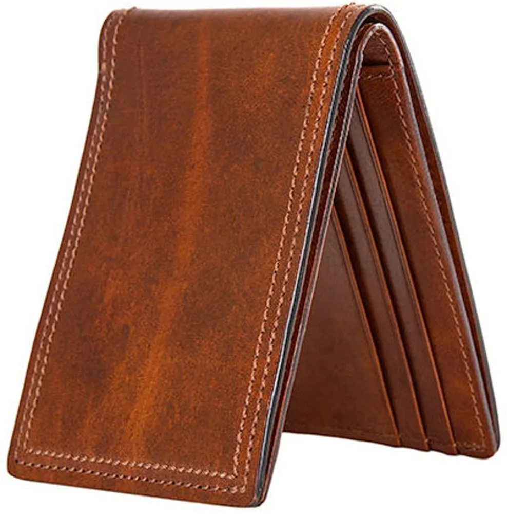 Bosca Dolce Old Leather Small Bifold Wallet Bags Bosca